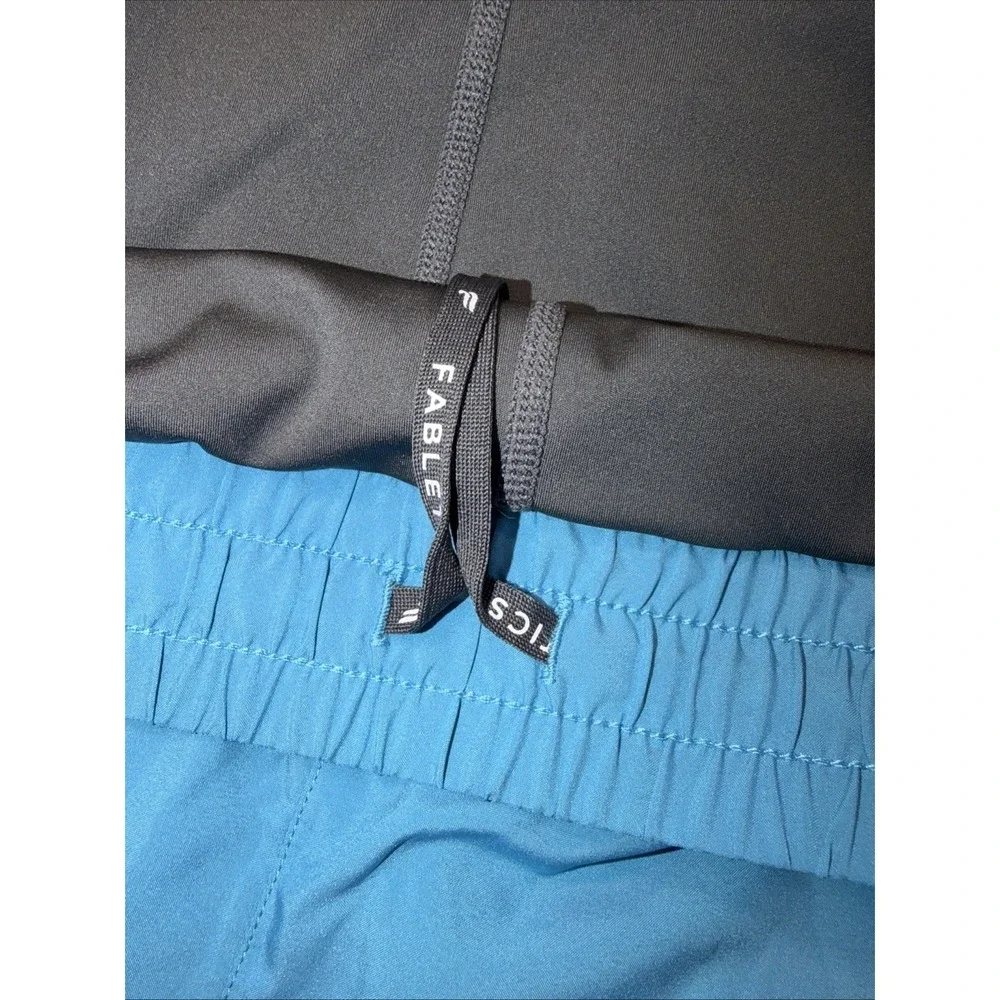Fabletics‎ Women's Lined Running Shorts Blue Athletic Workout Gym Size L Approx